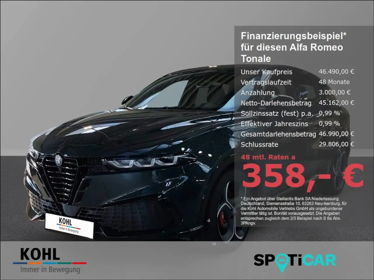 Alfa Romeo Tonale Veloce Ibrida 174PS Keyless 360°Kamera LED фото 4